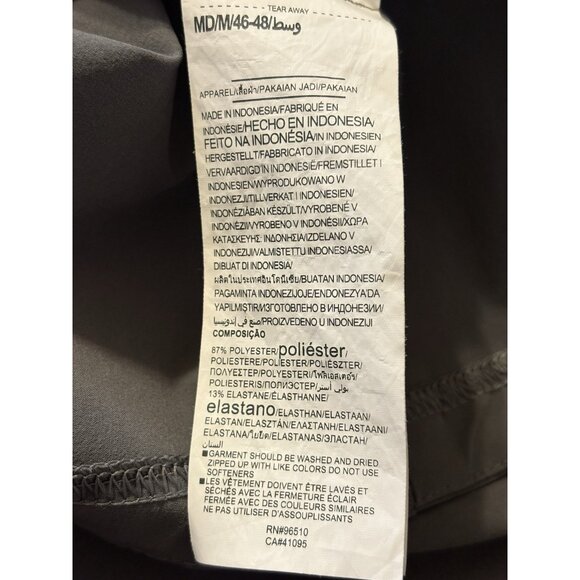 Under Armour Fitted Hooded Pocket Mens Medium Storm Water Resistant Black Jacket - Picture 5 of 6